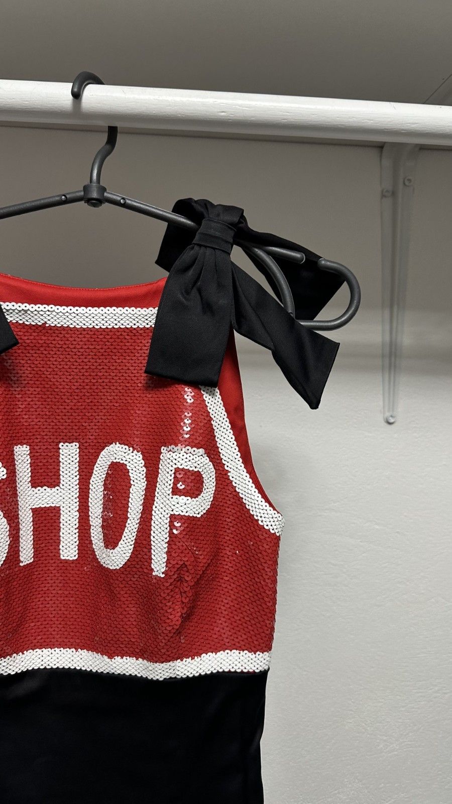 Moschino Moschino Couture Vintage Stop Shop Sign Sequin Top Dress Size XS / US 0-2 / IT 36-38 - 3 Thumbnail