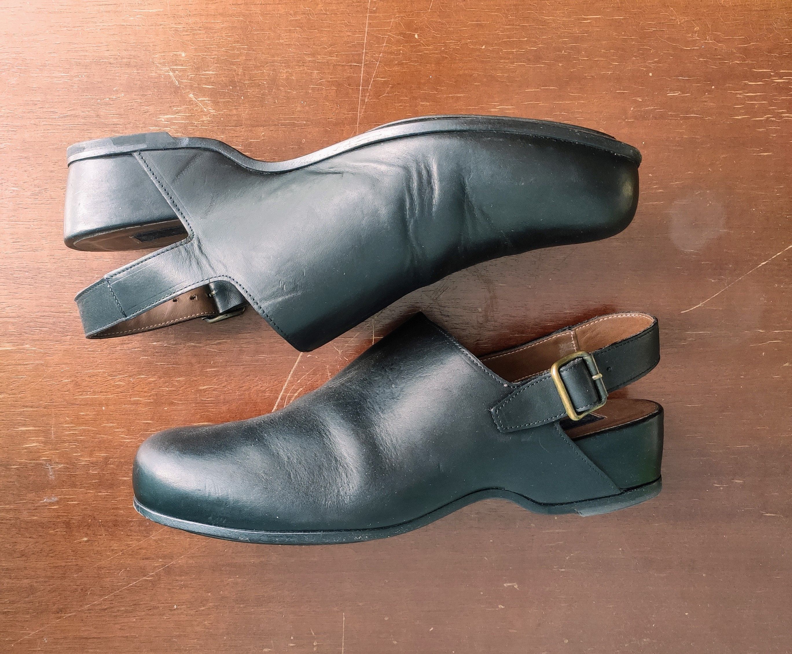 Lanvin Leather clogs.Like Guidi or Rick Owens shoes Size US 8 / EU 41 - 4 Thumbnail