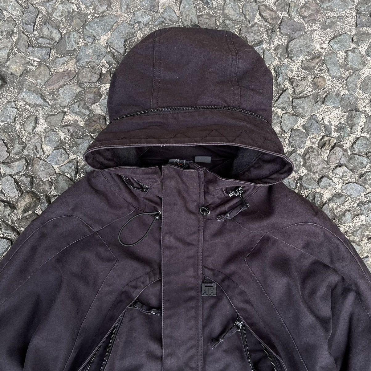 Armani Exchange Armani Exchange Technical Panel Stow-Hood Jacket Size US S / EU 44-46 / 1 - 6 Thumbnail