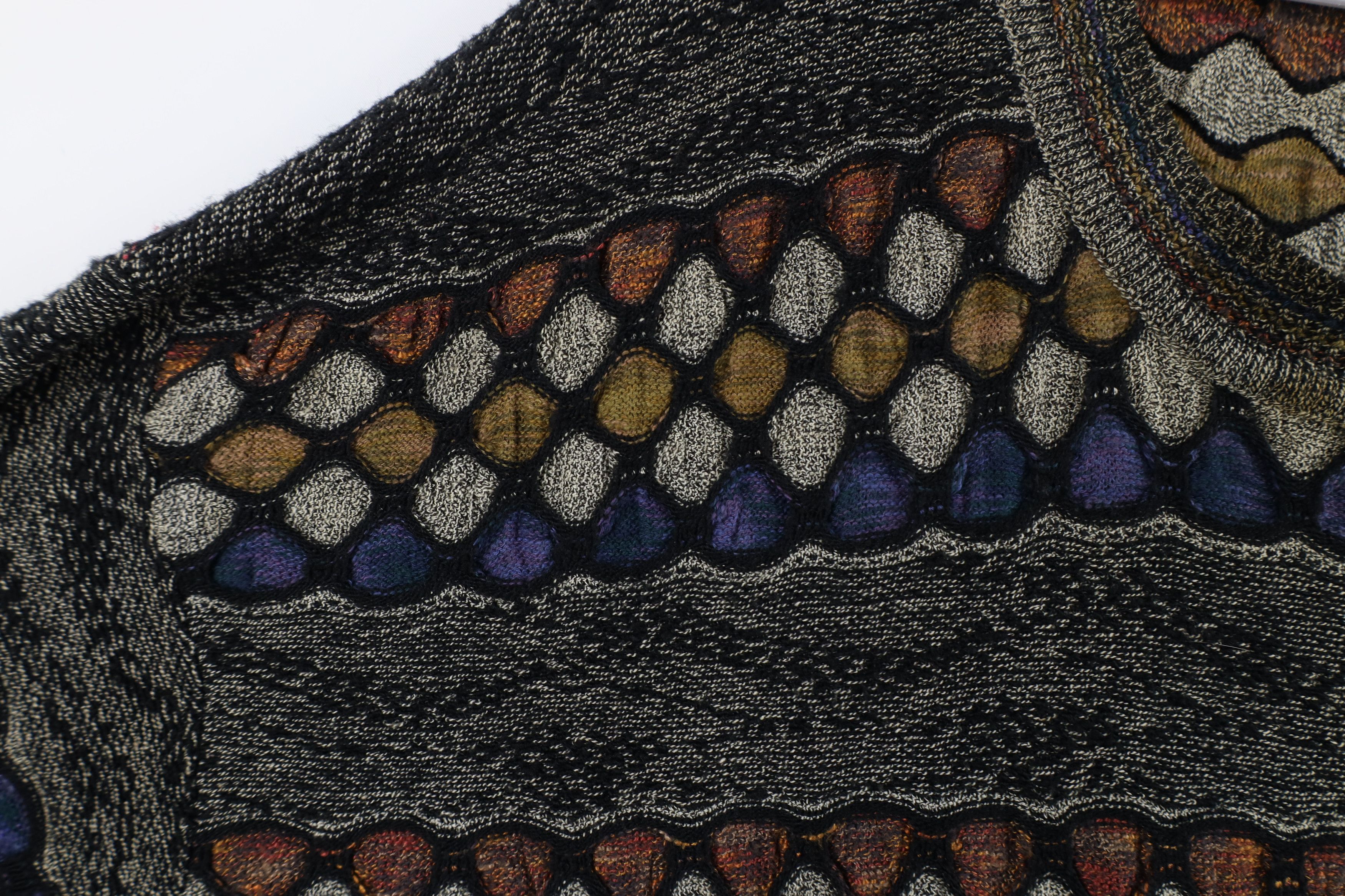 Vintage Vintage 90s Coogi Style Rainbow Wool Blend Knit Sweater Size US M / EU 48-50 / 2 - 5 Thumbnail