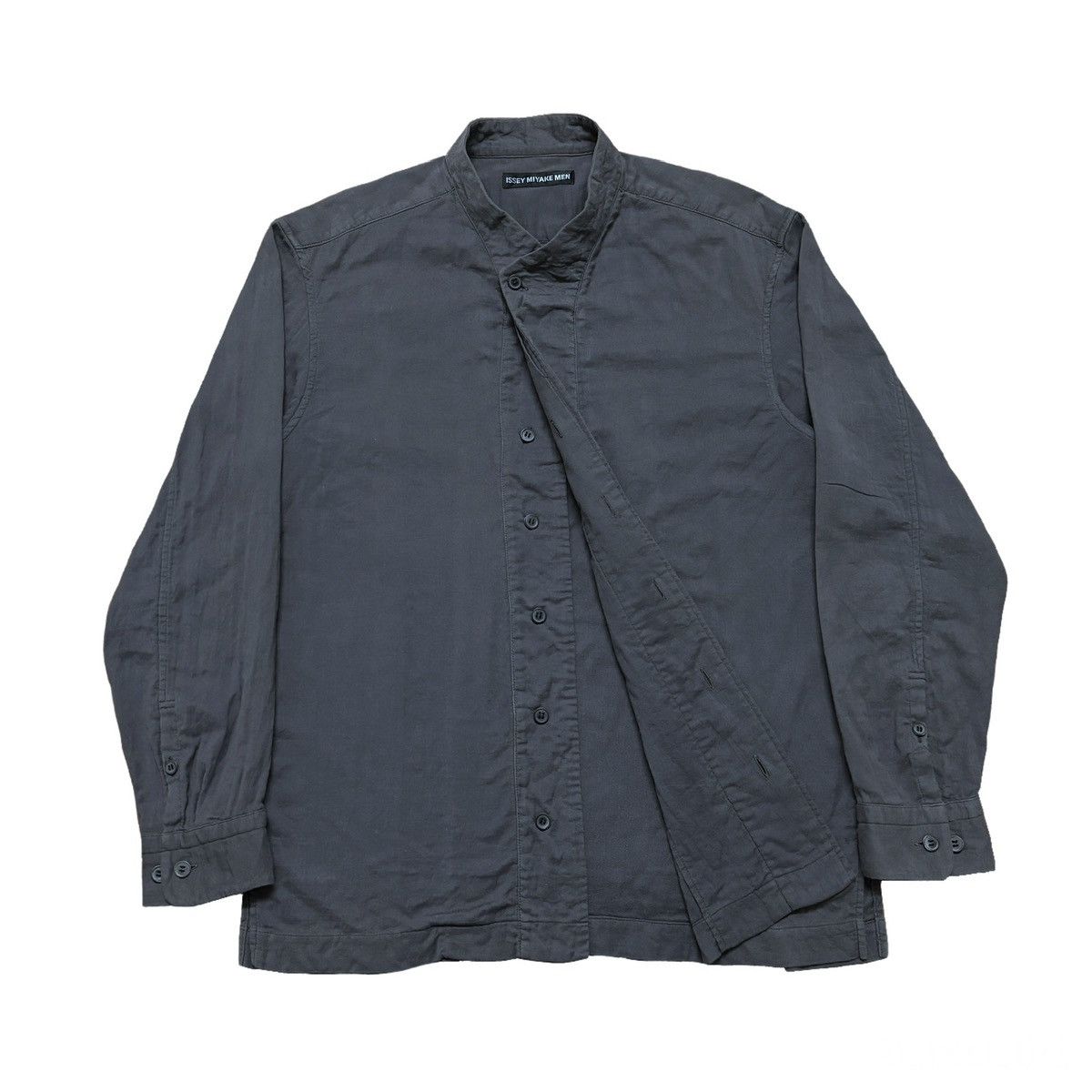 Issey Miyake S/S 2018 Mao Collar L/S Shirt Size US L / EU 52-54 / 3 - 2 Thumbnail