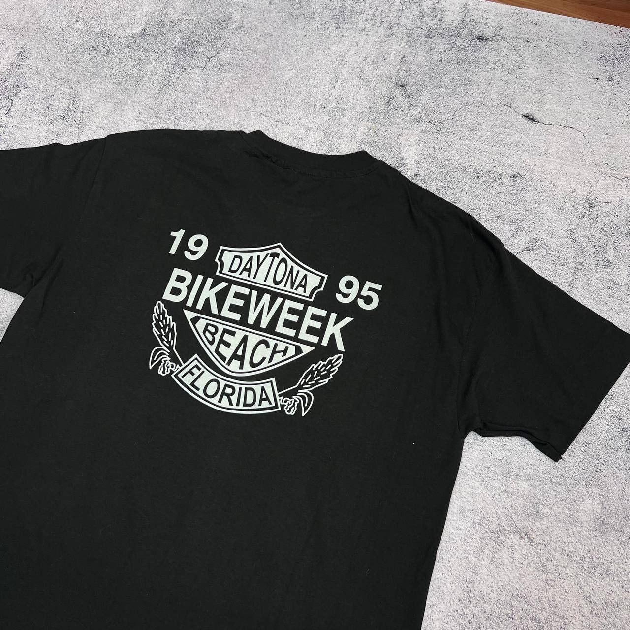 Harley Davidson × Vintage Harley-Davidson Vintage 90s Daytona Beach 1995 T-Shirt XL Size US XL / EU 56 / 4 - 6 Thumbnail