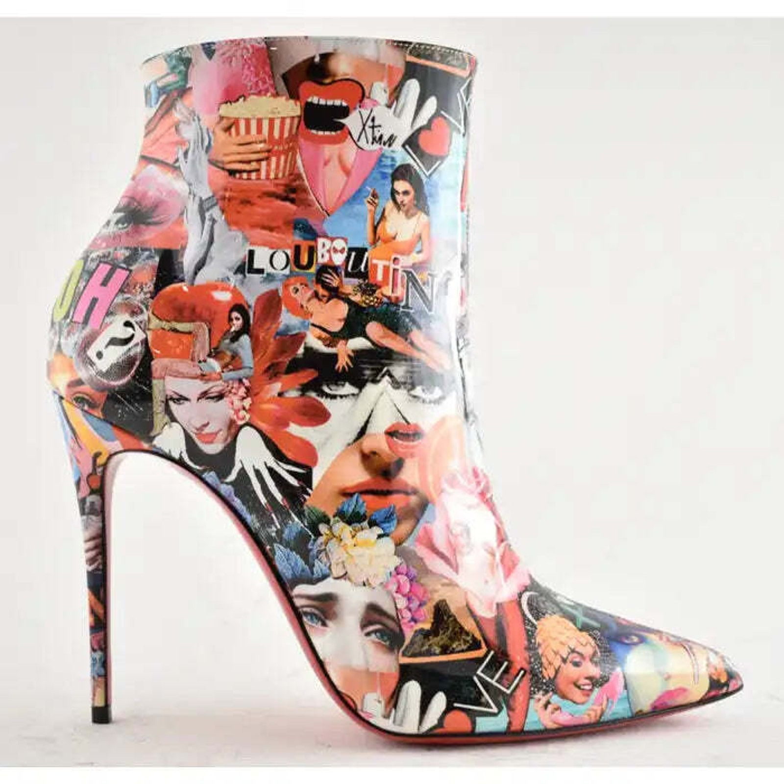 Christian Louboutin Christian Louboutin So Kate Booty 100 OH Xtian Patent Multi Size US 7.5 / IT 37.5 - 1 Thumbnail