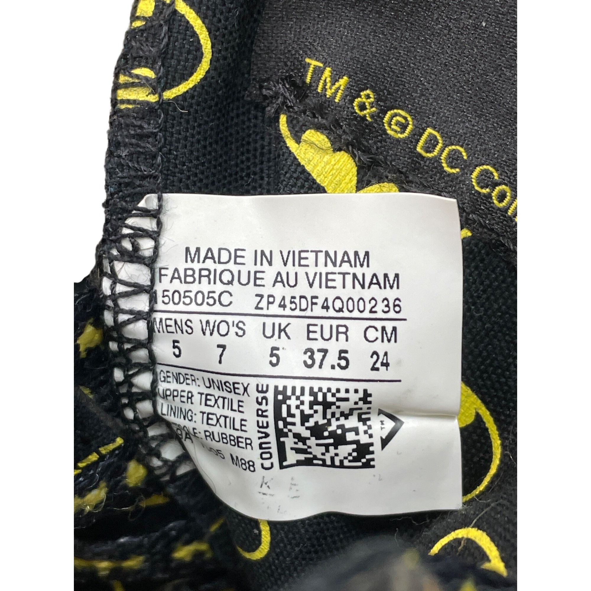 Converse Converse Batman High-Top womans leather canvas sneakers Size Size US 7 / IT 37 - 7 Thumbnail
