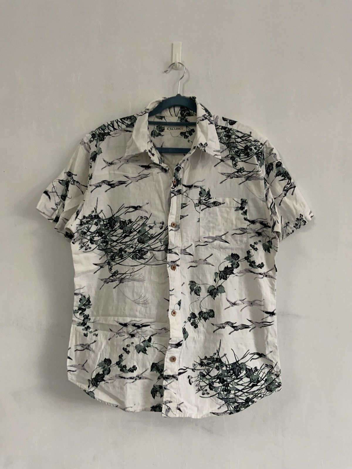 If Six Was Nine Aloha Hawaiian Floral Collar Camp Shirt Size US L / EU 52-54 / 3 - 1 Thumbnail