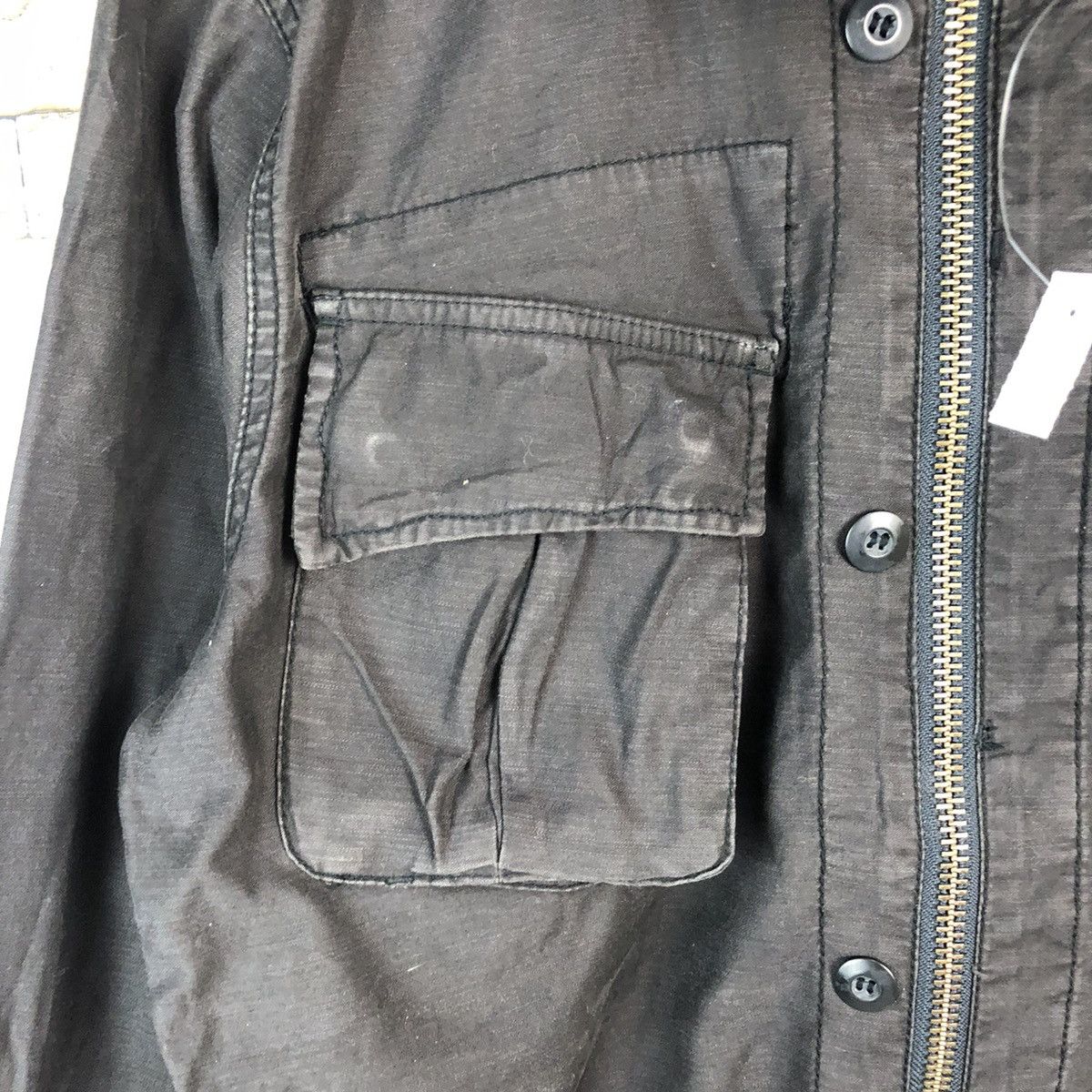 Japanese Brand Back Number Black Bombers Jacket #A839 Size US XL / EU 56 / 4 - 9 Thumbnail