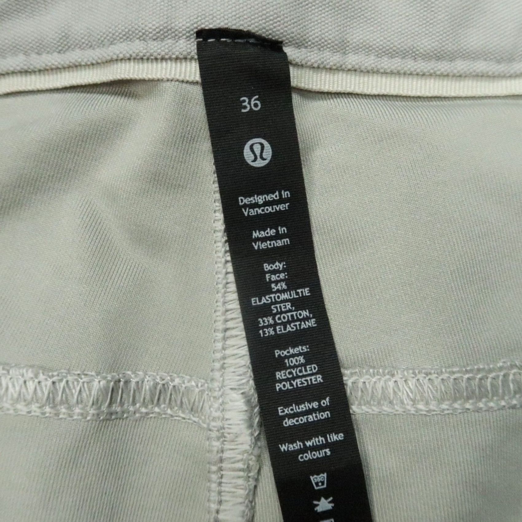 Lululemon Lululemon Mens Pants Gray ABC Relaxed Utilitech 5 Pocket Trouser 36x28 Size US 36 / EU 52 - 4 Thumbnail