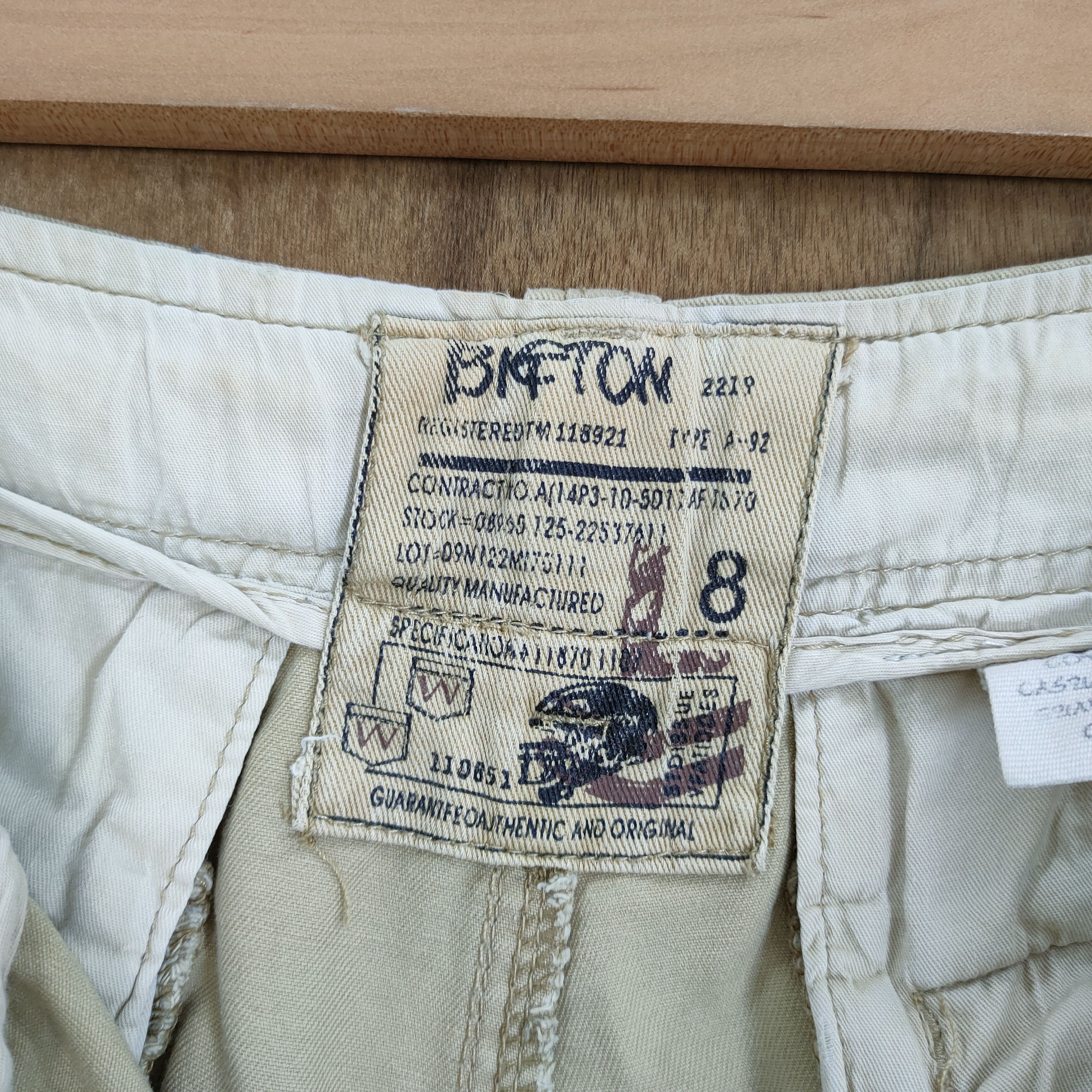 Japanese Brand VINTAGE BIGTON BONDAGE CARGO PANTS Size US 32 / EU 48 - 12 Thumbnail
