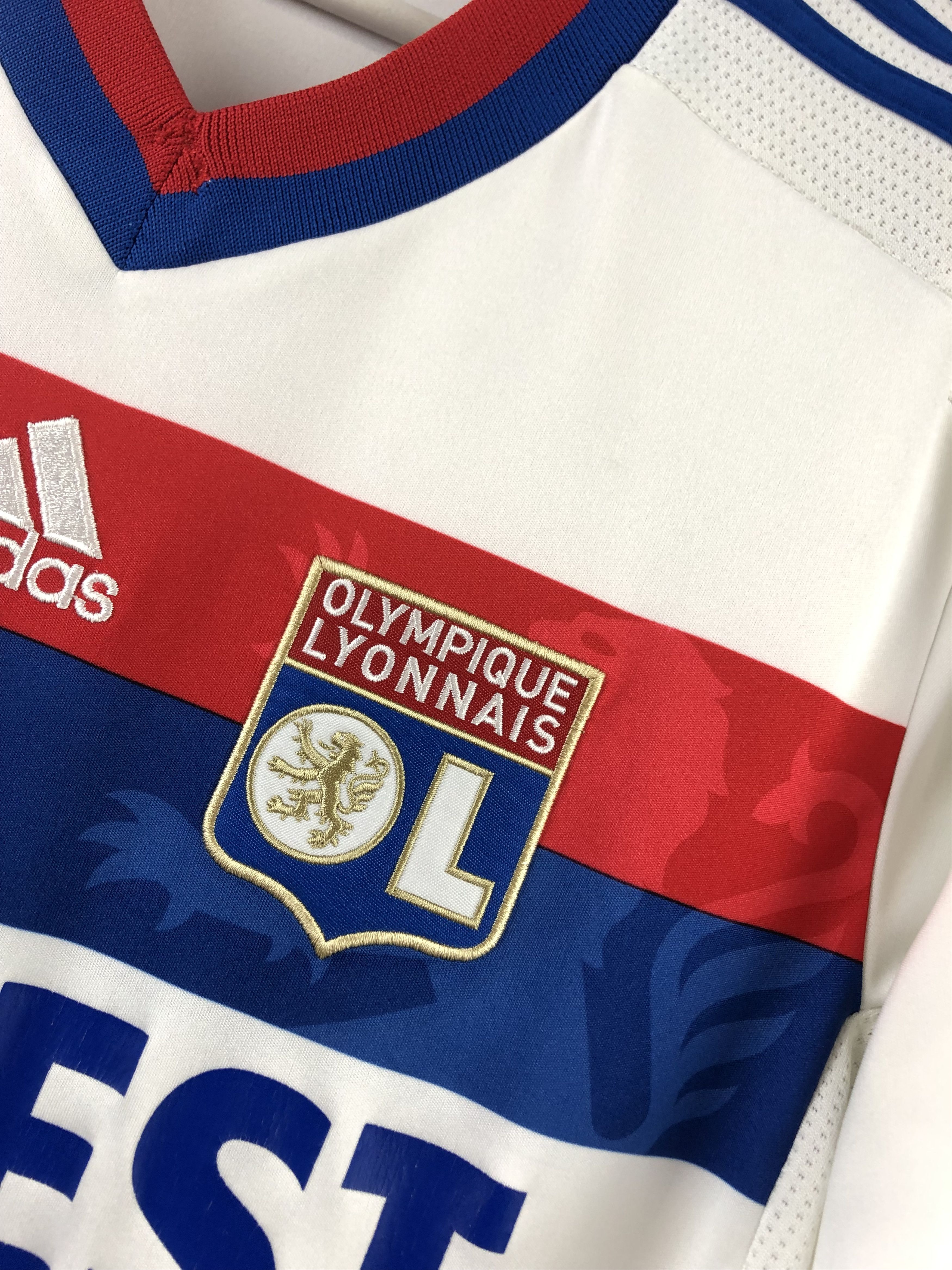 Adidas Olympique Lyonnais shirt 2011 Soccer Jersey Long Sleeve Size US S / EU 44-46 / 1 - 6 Thumbnail