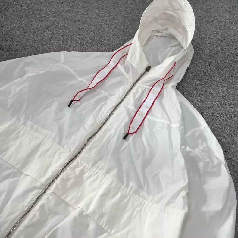 Fendi Fendi White Drawstring Windbreaker Jacket Size US L / EU 52-54 / 3 - 3 Thumbnail