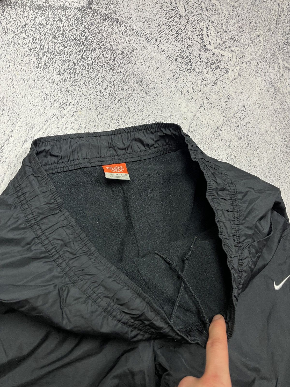Nike Vintage 00’s Nike Nylon Drill Pants Y2K Hype Streetwear Size US 32 / EU 48 - 7 Thumbnail