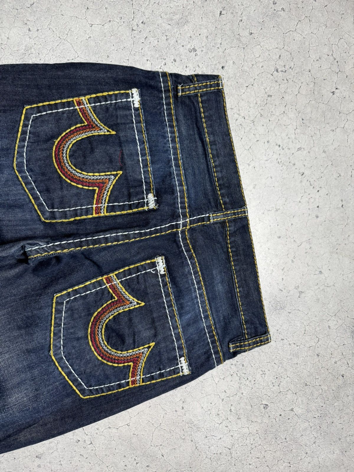 True Religion True Religion Big Logo Baggy Denim Jeans Made In USA Size US 32 / EU 48 - 10 Thumbnail