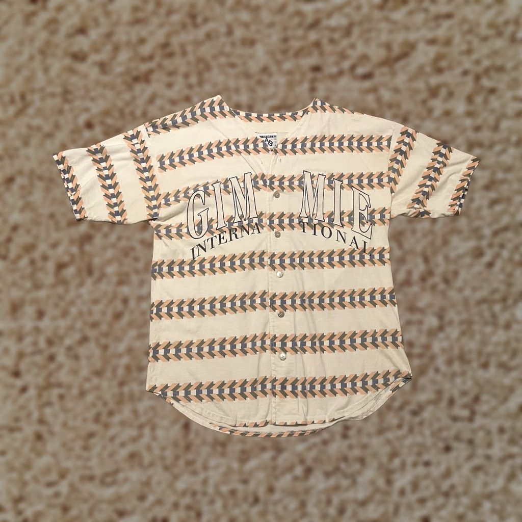 Vintage VINTAGE Gimmie Sum International USA Baseball Jersey Shirt - Men's Large Size US L / EU 52-54 / 3 - 1 Thumbnail