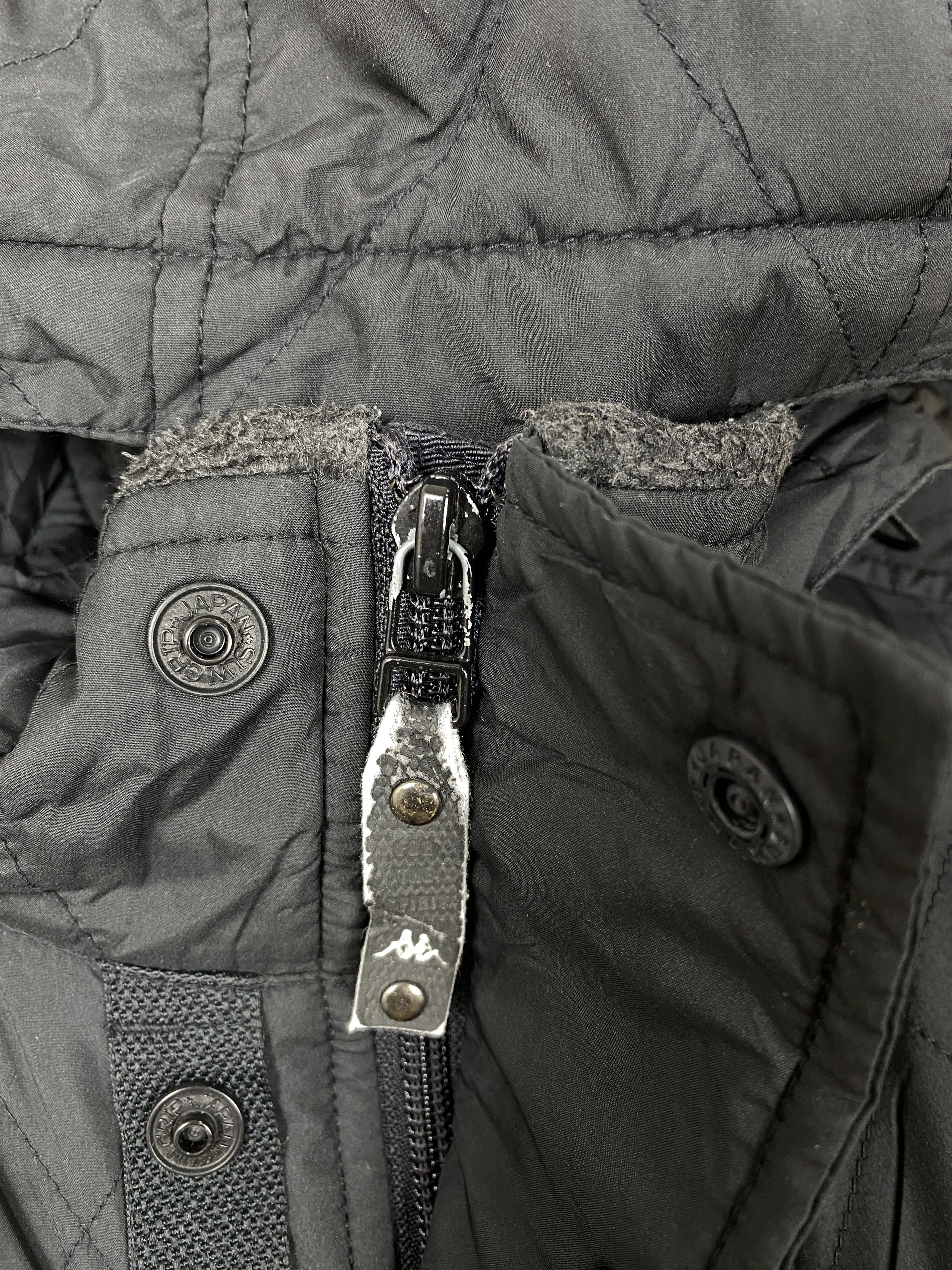 Kappa Vintage Kappa Big Logo Hoodie Quilted Long Jacket J2134 Size US L / EU 52-54 / 3 - 4 Thumbnail
