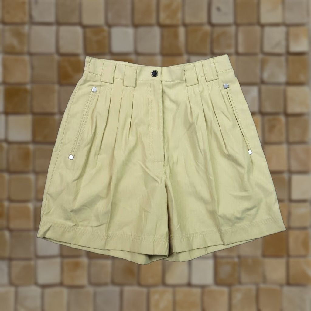 Vintage Jamie Sadock Y2K Khaki Pleated Women's Size 2 Beige Chino Golf Tennis Outdoor Shorts Size 26" / US 2 / IT 38 - 1 Thumbnail
