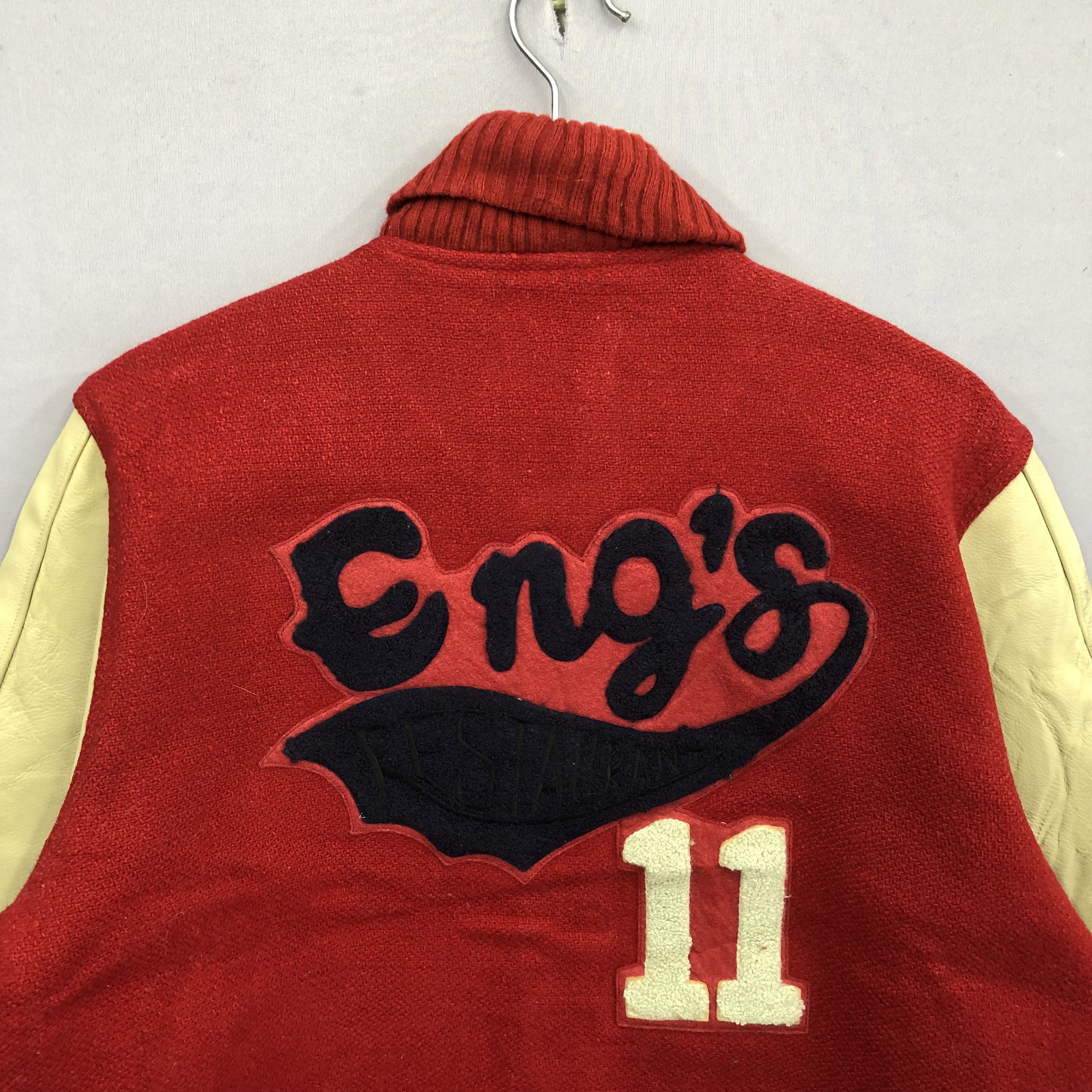 Vintage 90s Houston Sportswear Howie Letterman Wool Varsity Jacket Size US M / EU 48-50 / 2 - 3 Thumbnail