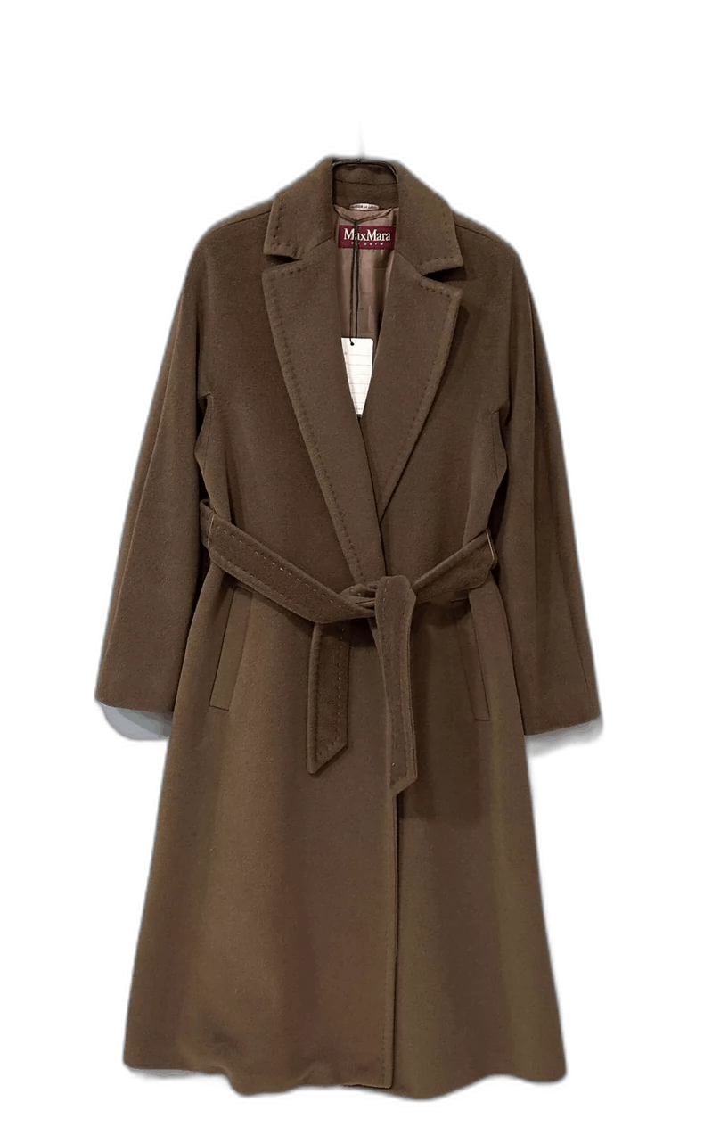 MaxMara Wool Brown Long Coat