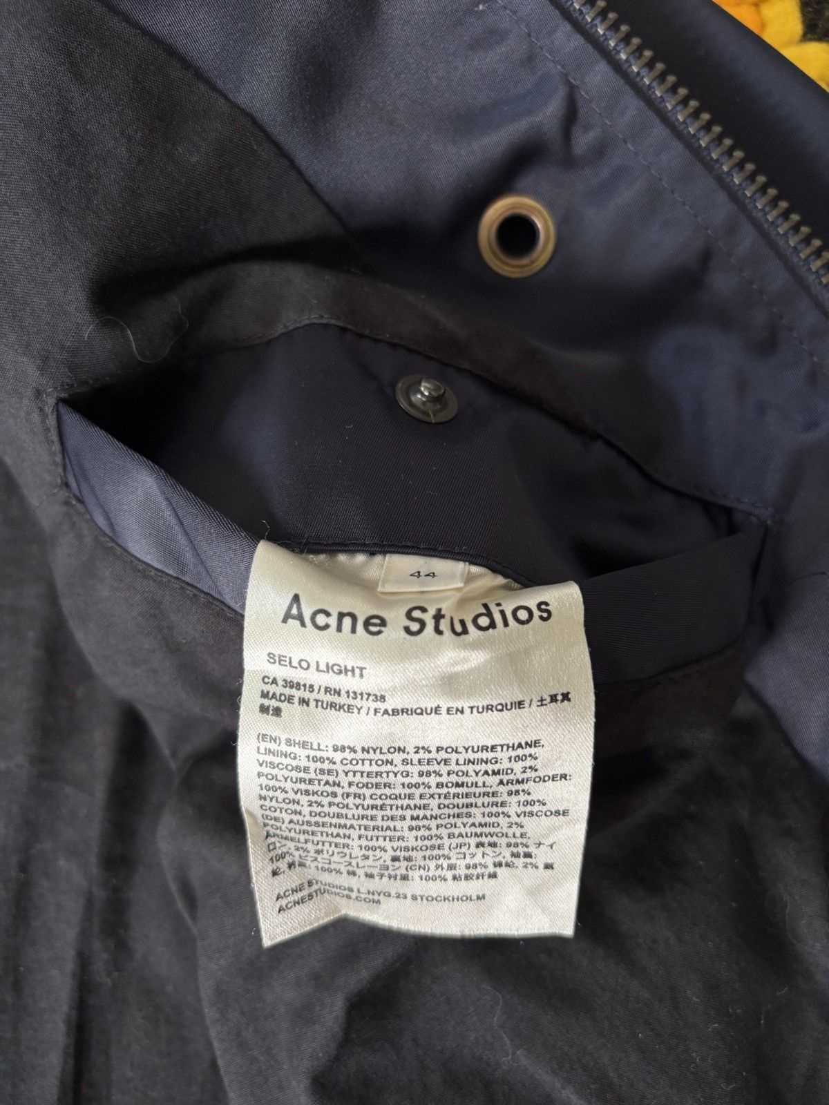 Acne Studios Acne Studios Selo Light Bomber Jacket Size US S / EU 44-46 / 1 - 6 Thumbnail