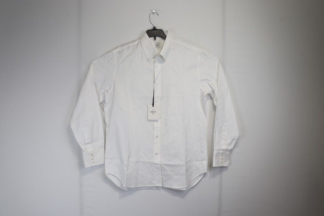 Berluti o1rshd1 Scritto Alessandro Shirt in Optical White Size US M / EU 48-50 / 2 - 2 Thumbnail