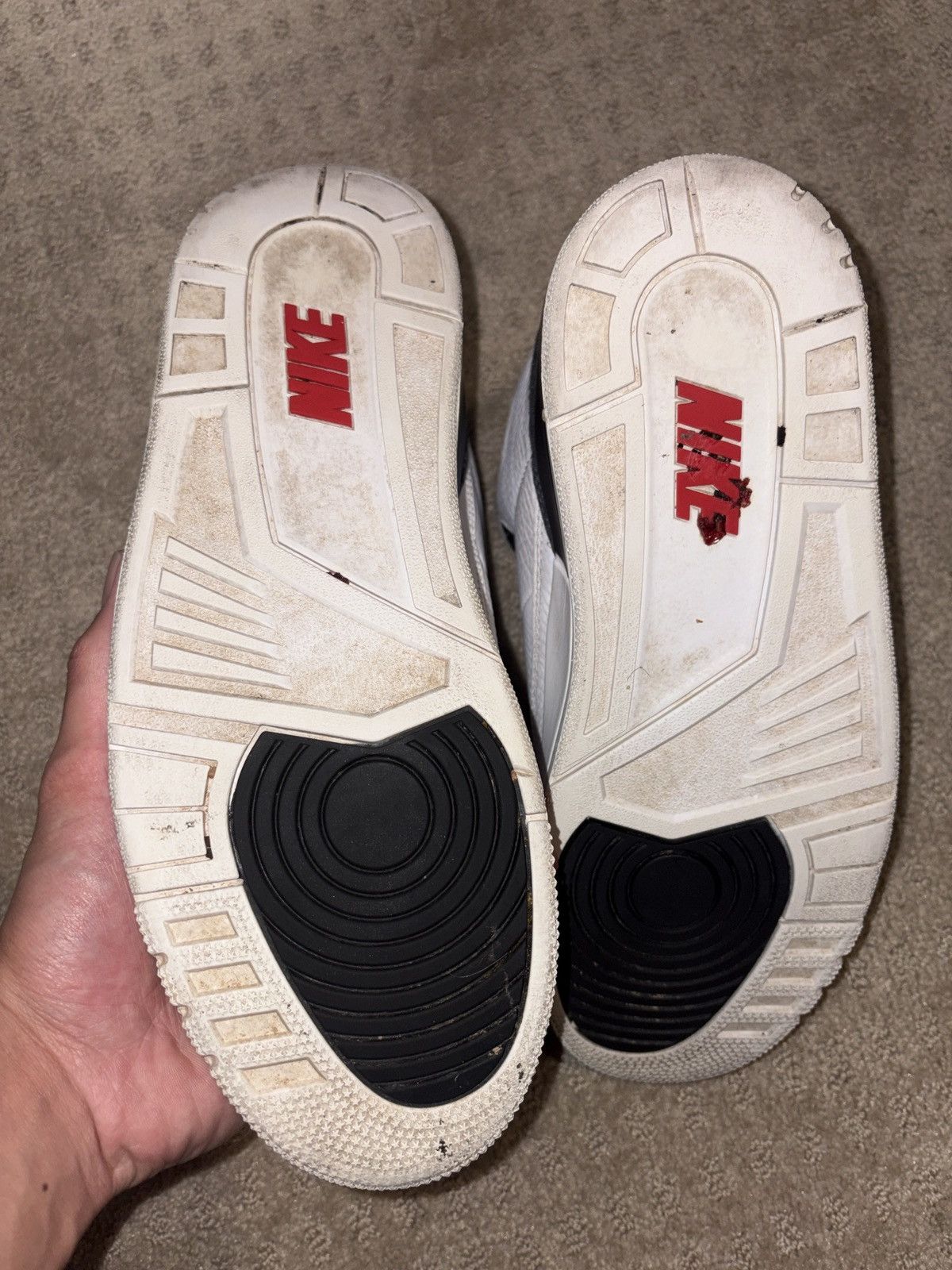 Jordan Brand Jordan 3 Fire Red Denim 2020 Size US 10.5 / EU 43-44 - 6 Thumbnail