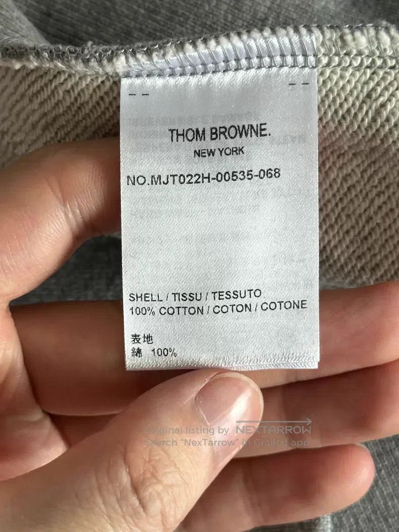 Thom Browne Thom Browne Grey Zip-Up Hoodie Size US XL / EU 56 / 4 - 6 Thumbnail