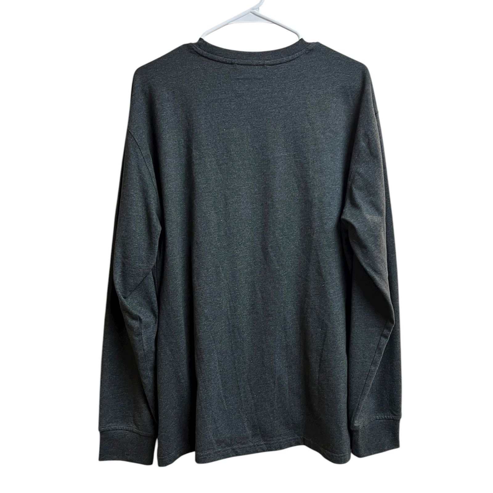 Woolrich Woolen Mills Woolrich Men's Long Sleeve Pocket T-Shirt Gray Medium Size US M / EU 48-50 / 2 - 9 Thumbnail