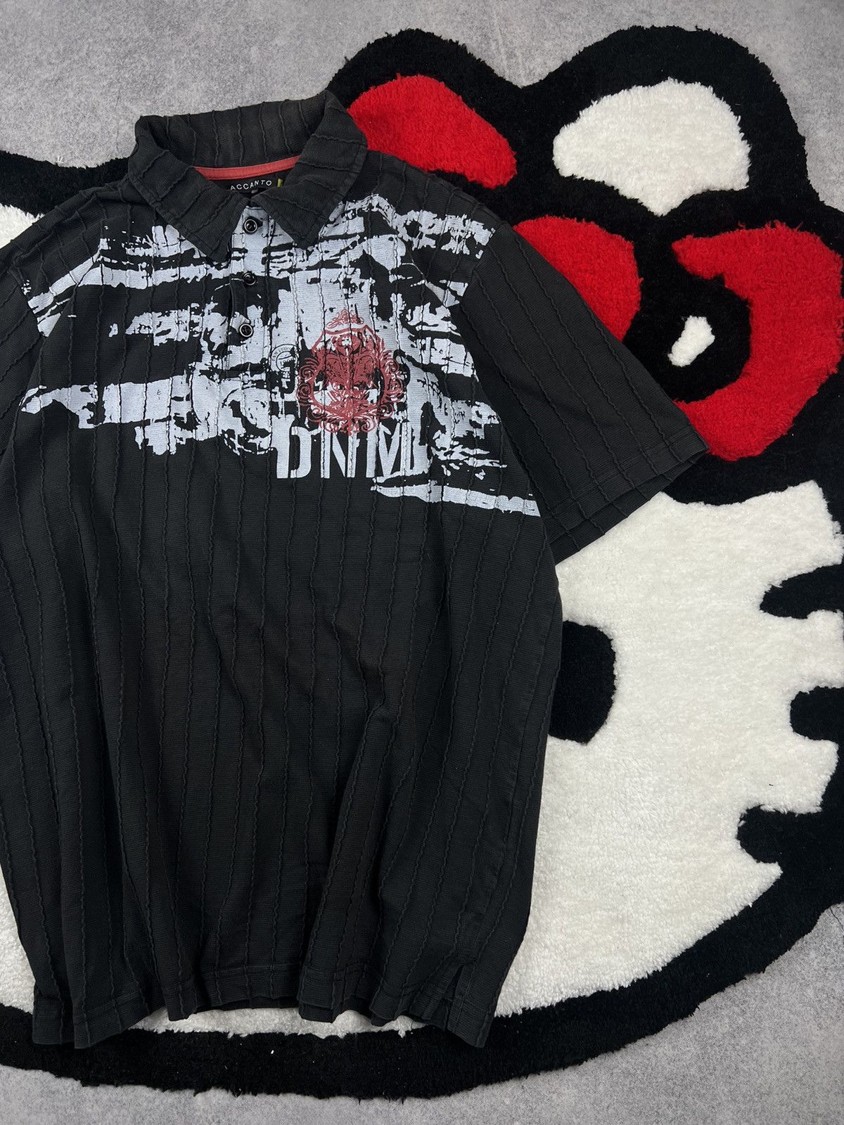 Vintage Crazy Y2K Vintage Grunge Affliction Style Japanese Polo Tee Size US XL / EU 56 / 4 - 3 Thumbnail