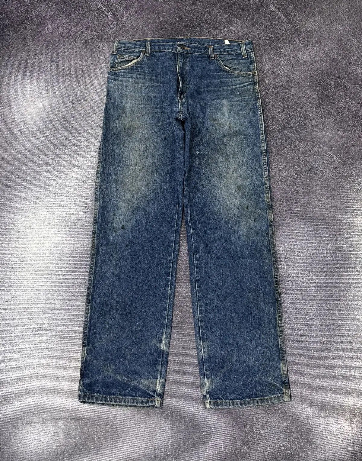 Dickies × Vintage Vintage Dickies Faded Blue Denim Hype Work Baggy Jeans Size US 36 / EU 52 - 2 Thumbnail