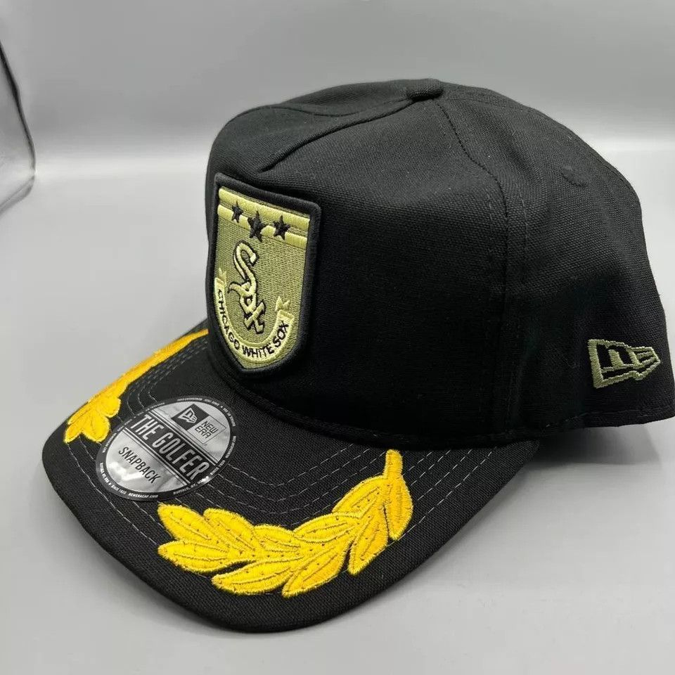 New Era Chicago White Sox Hat Men Military Patch The Golfer SnapBack Size ONE SIZE - 2 Thumbnail