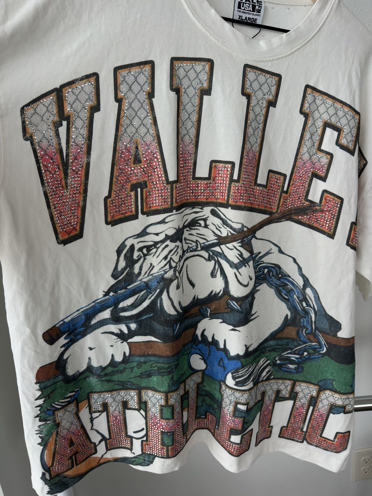 Vale Vale Athletic Dog Crystal Tee Size US XL / EU 56 / 4 - 3 Thumbnail