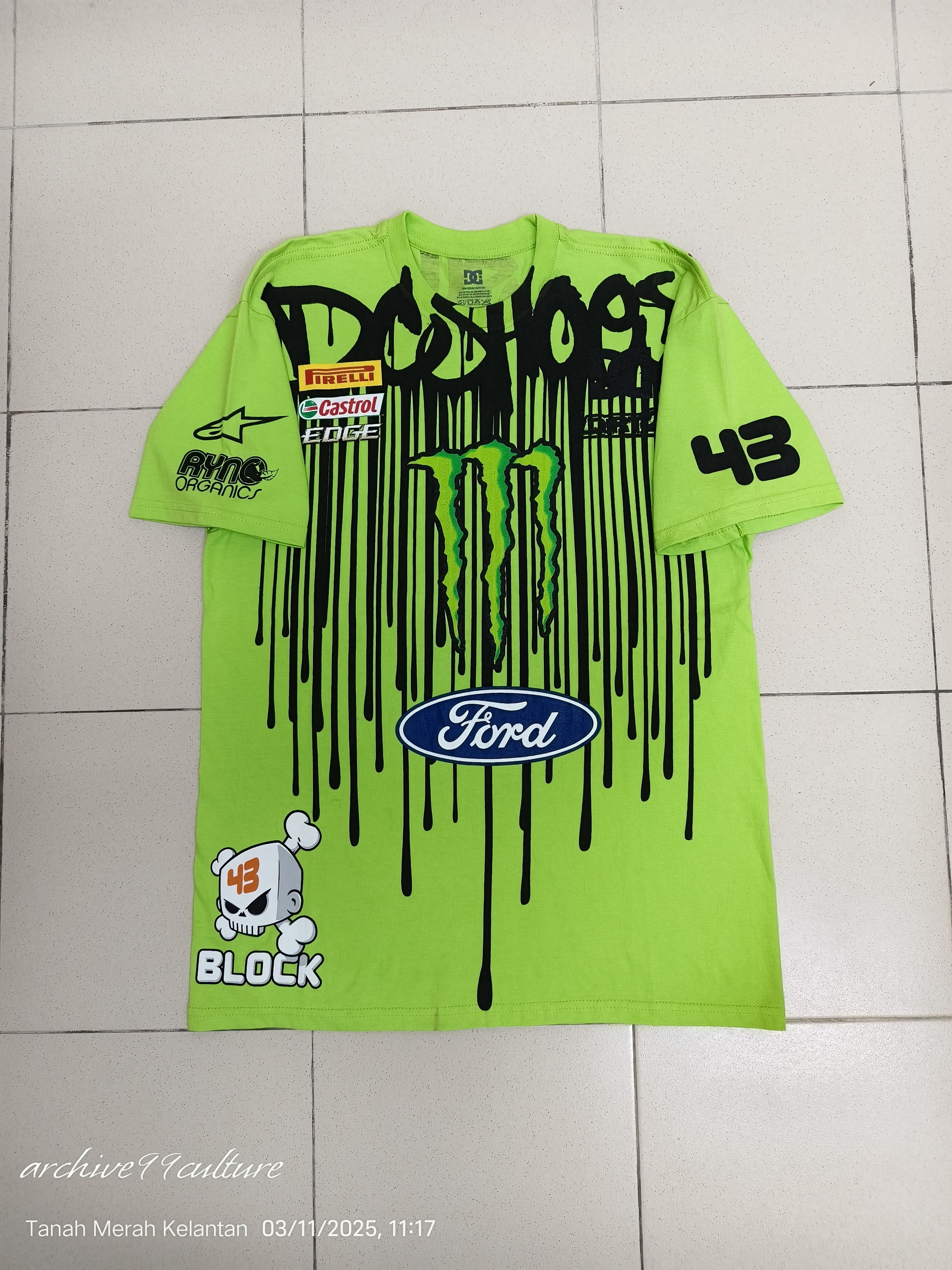 DC DC X Ken Block 43 Racing Sponsored ovp tee Size US L / EU 52-54 / 3 - 4 Thumbnail
