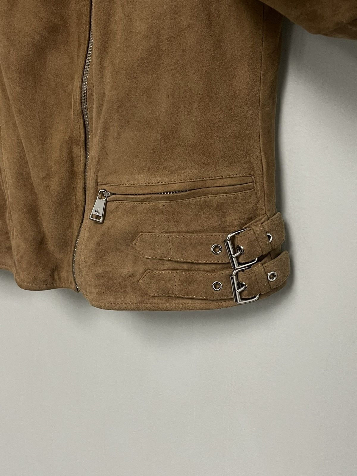Lauren Ralph Lauren × Ralph Lauren Suede biker jacket. Size medium Size M / US 6-8 / IT 42-44 - 2 Thumbnail