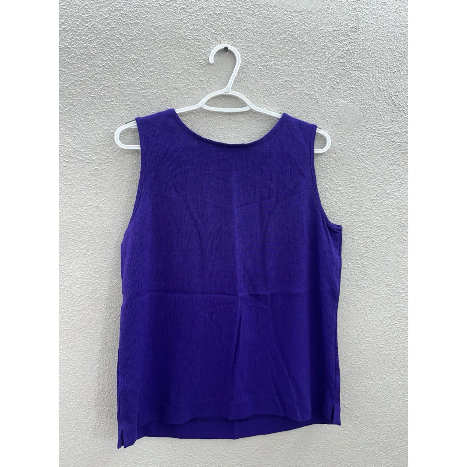 Vintage Drapers & Damons Womens Tank Top Size Medium Purple Wild Plum NWTs Size M / US 6-8 / IT 42-44 - 7 Thumbnail