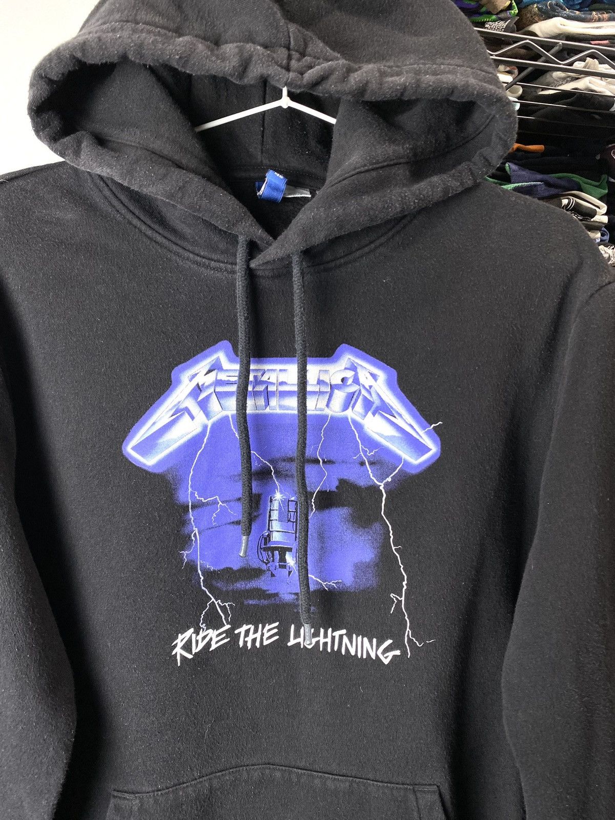Band Tees Vintage Style Metallica Ride the Lightning Band Hoodie Size US S / EU 44-46 / 1 - 3 Thumbnail