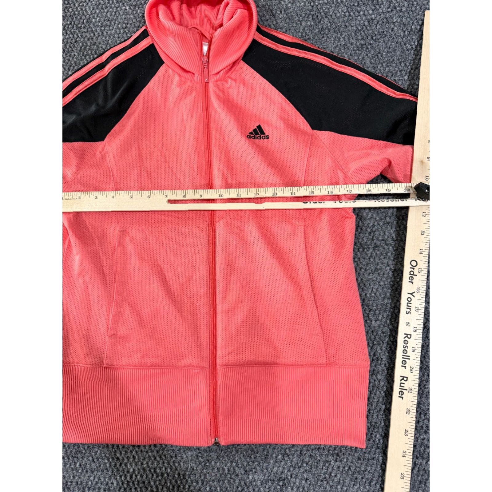 Adidas **Adidas Women's Pink Small Track Jacket Full Zip Striped Athletic** User: **Adidas Women's Small Pink Track Jacket Full Zip Striped Athletic** Size S / US 4 / IT 40 - 3 Thumbnail