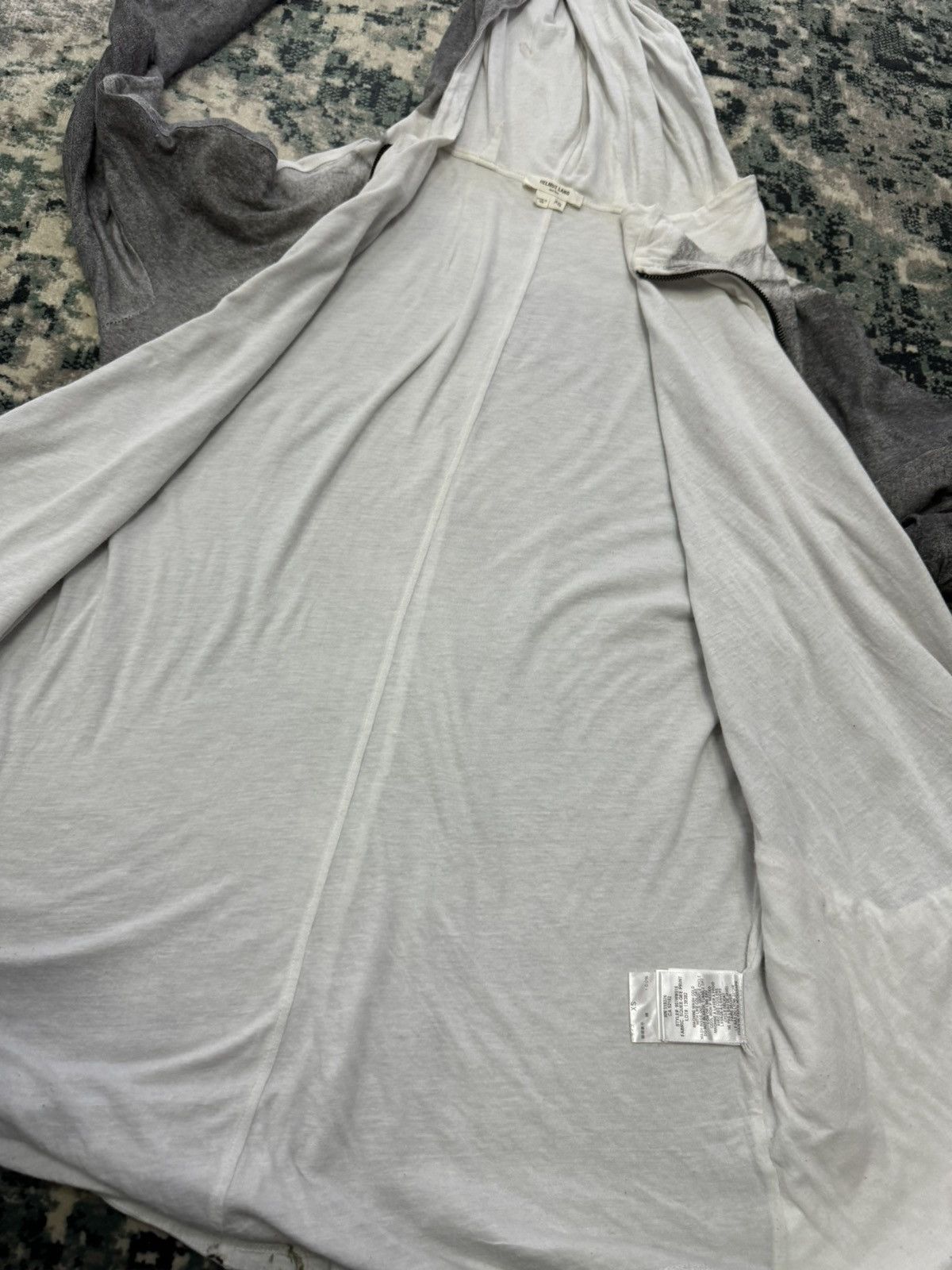 Helmut Lang HELMUT LANG SQUEE-GEE PRINT LIGHT WEIGHT HOODIE ZIPPER Size US XS / EU 42 / 0 - 13 Thumbnail
