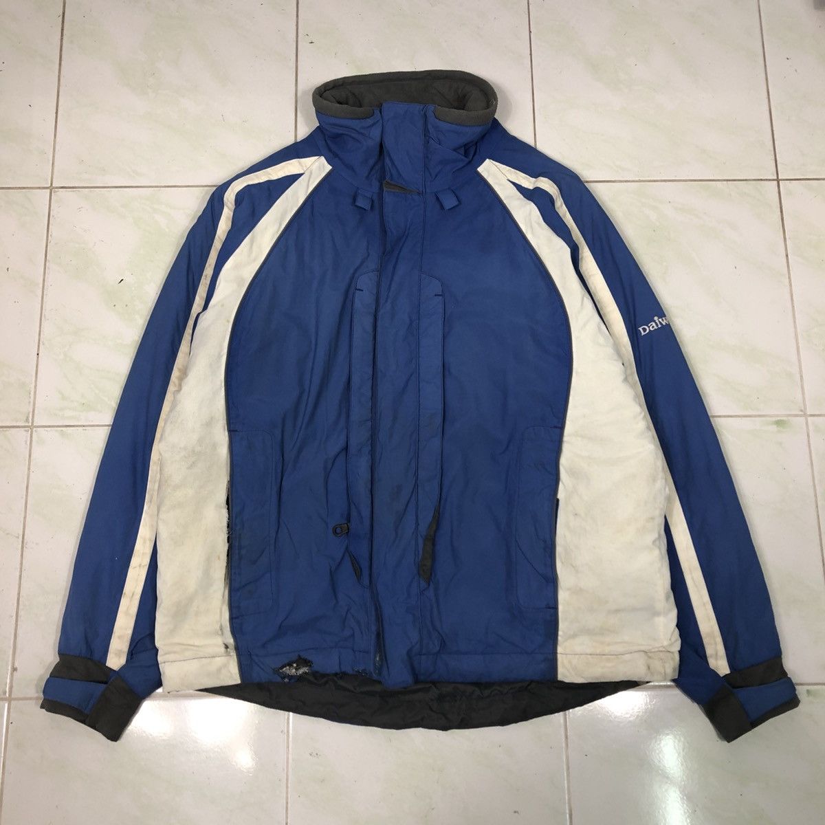 Japanese Brand Fishing Jacket Zipper Daiwa Big Logo Size US L / EU 52-54 / 3 - 1 Thumbnail