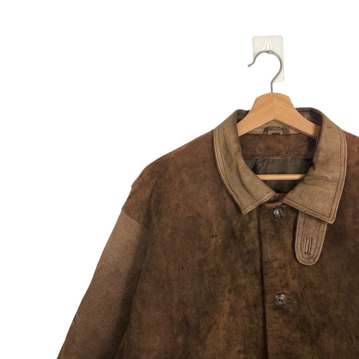 Japanese Brand 🔥VINTAGE GENUINE LEATHER JACKET CARGO INSPIRE ISSEY MIYAKE Size US L / EU 52-54 / 3 - 6 Thumbnail