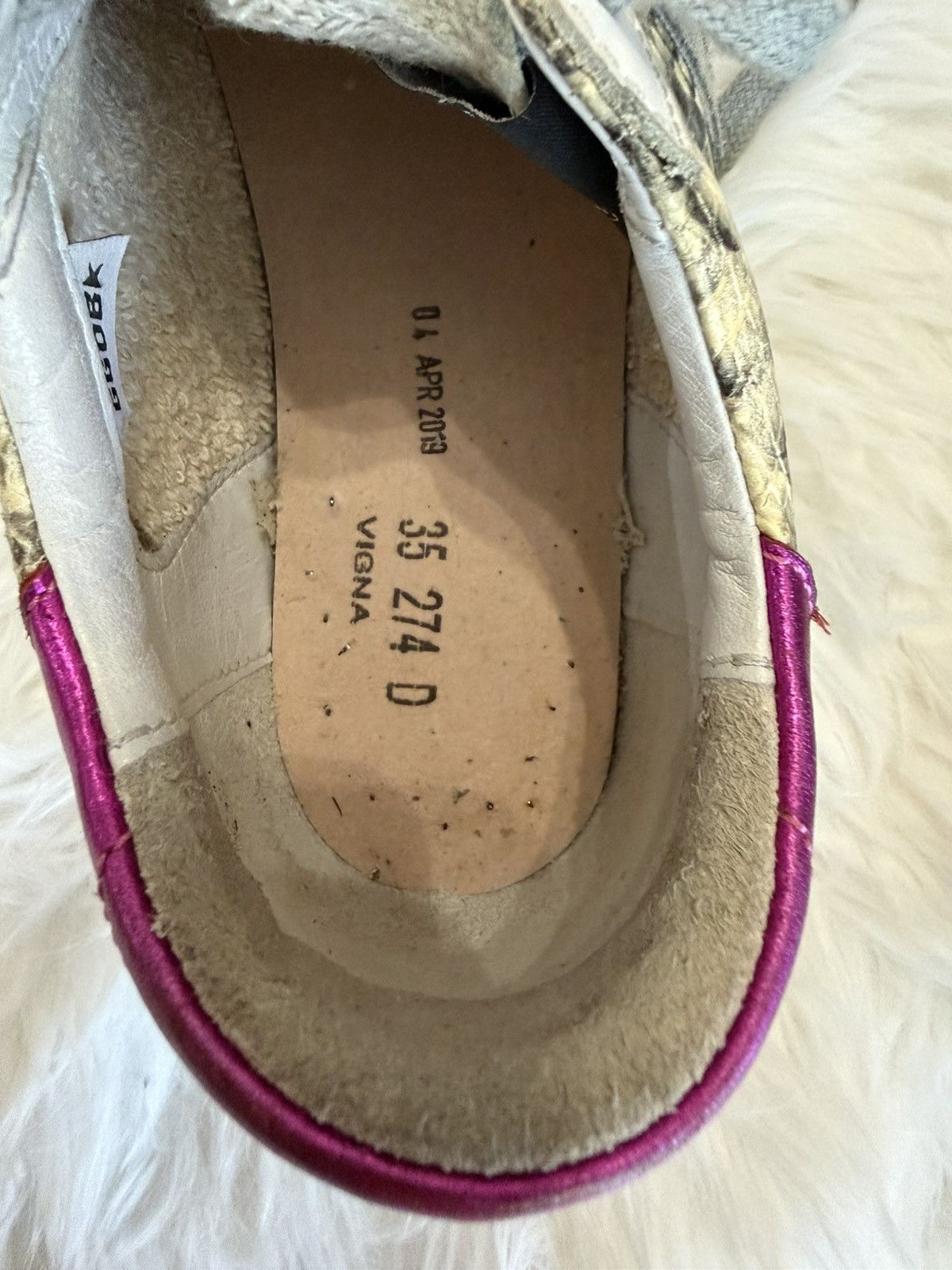 Golden Goose Golden Goose Superstar "Natural Snake Print" Size US 5 / IT 35 - 9 Thumbnail