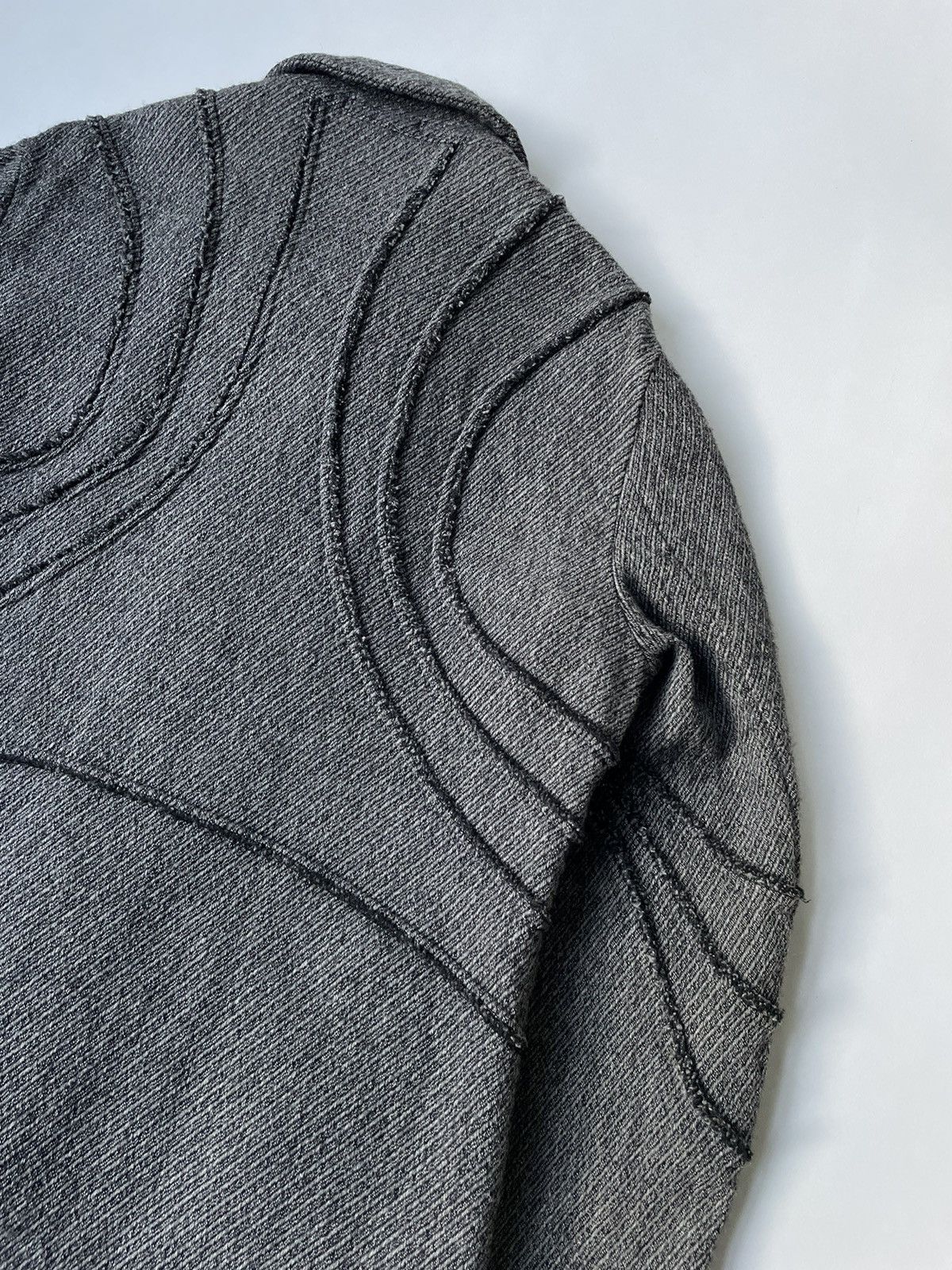 Comme des Garcons A/W 03 Panelled Raw Seam Overcoat Size US L / EU 52-54 / 3 - 21 Thumbnail