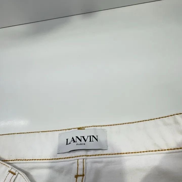 Lanvin Lanvin Vintage Straight-Cut Cotton Casual Pants -2508 Size US 30 / EU 46 - 2 Thumbnail
