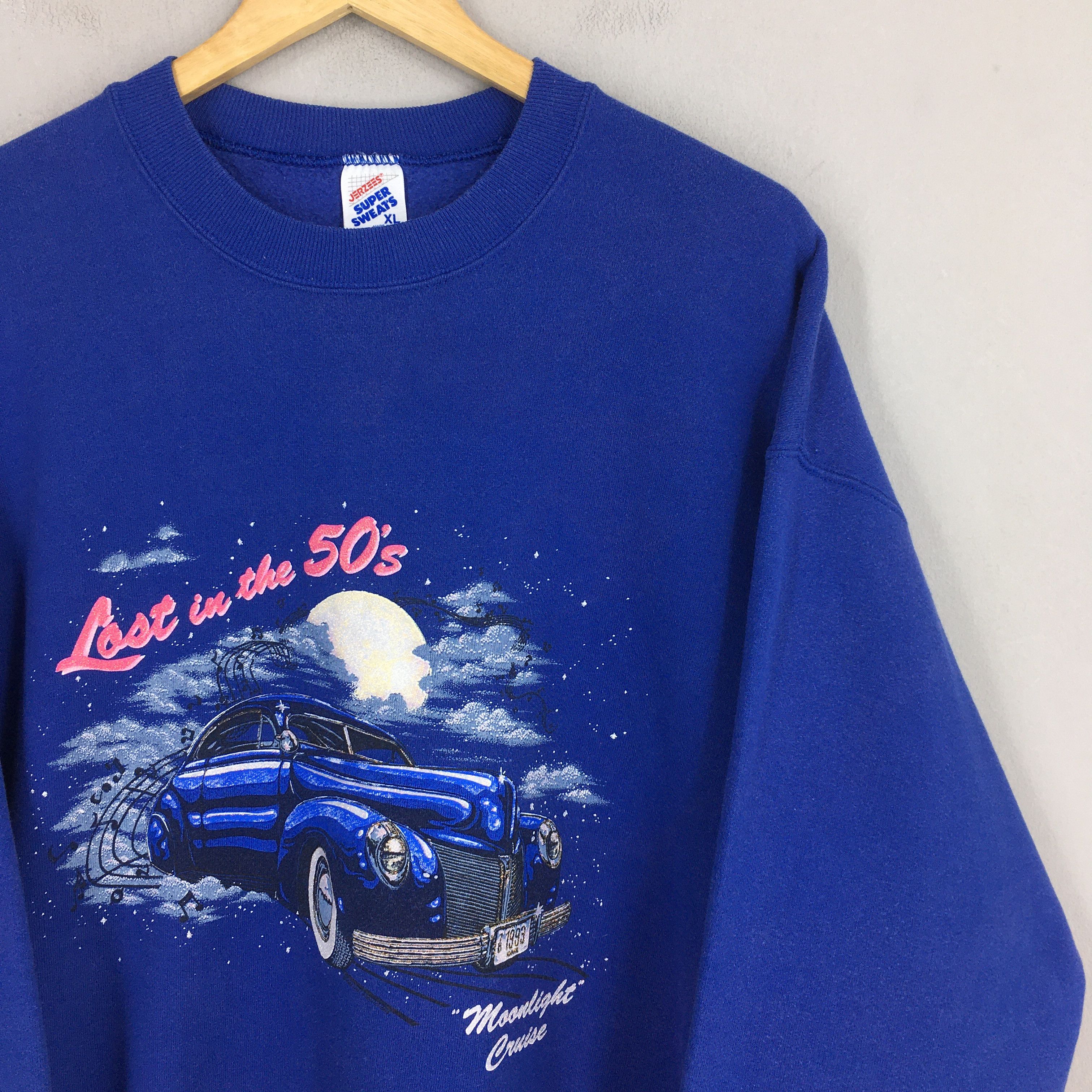 Jerzees Vintage 90s Johnny Tillotson Concert Sweatshirt XLarge Size US XL / EU 56 / 4 - 2 Thumbnail
