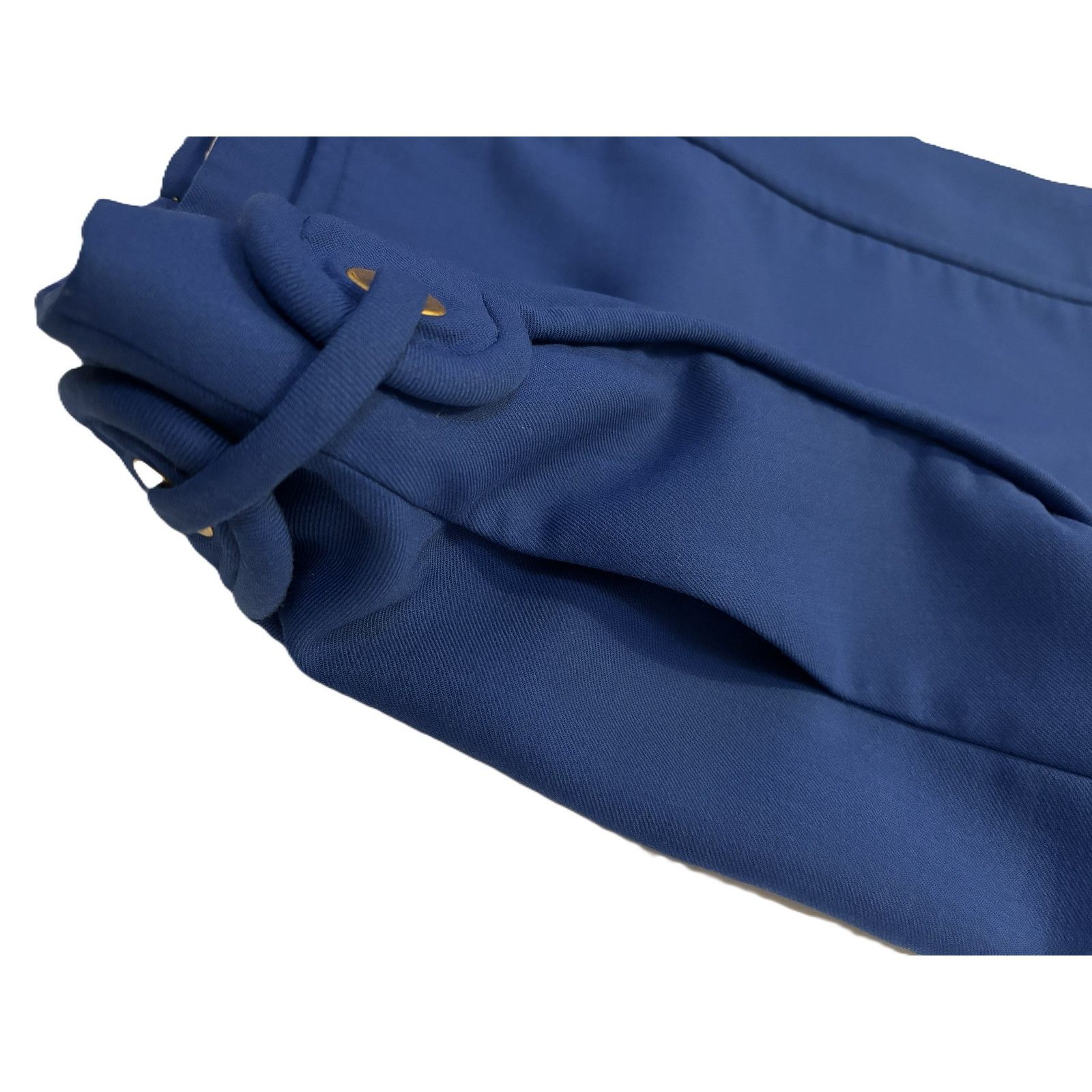 Tory Burch Tory Burch "Jane" Blue Dahlia Lined Wool Mini Skirt Size 2 Size 26" / US 2 / IT 38 - 4 Thumbnail