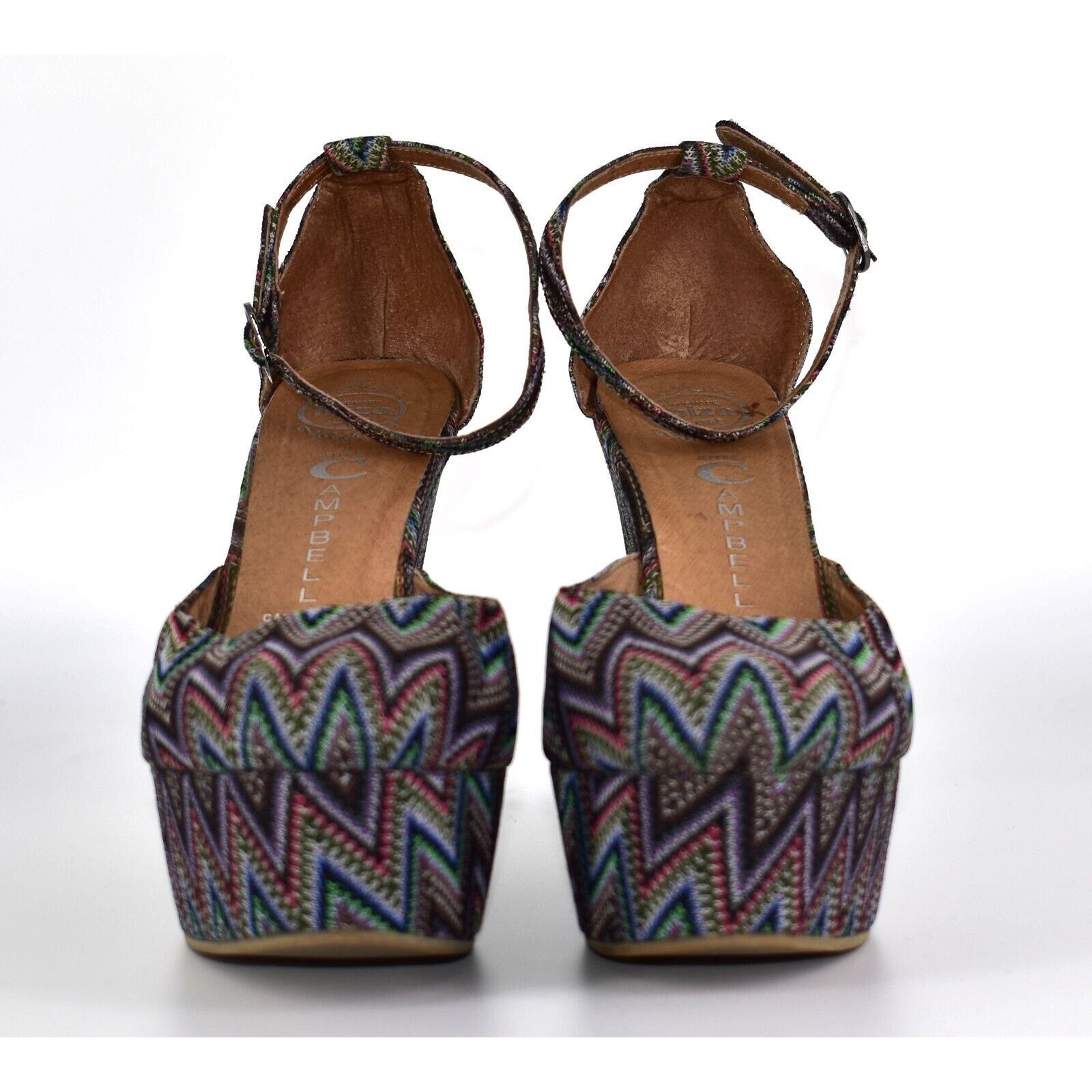 Jeffrey Campbell A4 JEFFREY CAMPBELL Bette Multicolor Platform Shoes Size 9.5 Size US 9.5 / IT 39.5 - 5 Thumbnail