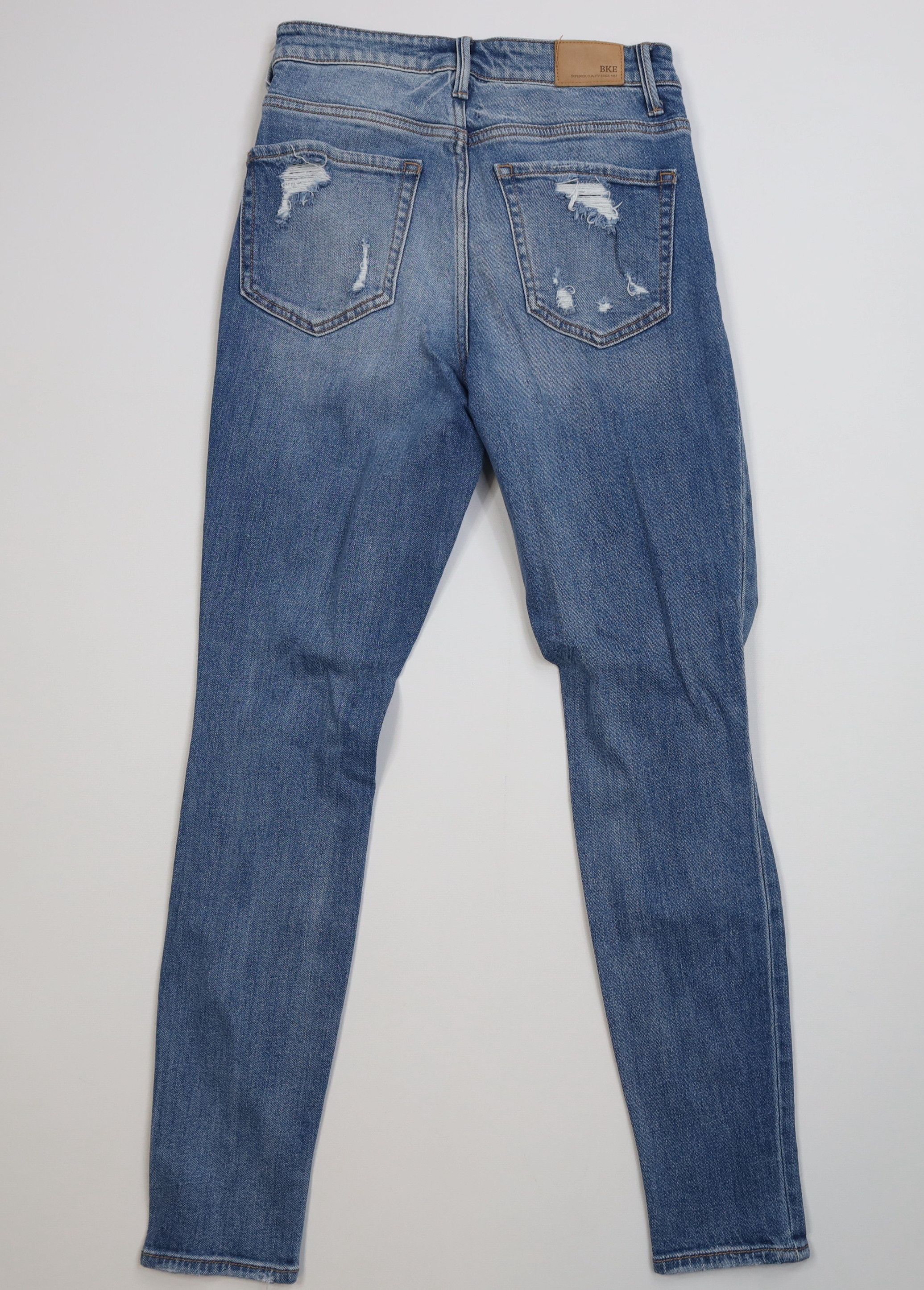 Vintage Buckle BKE Universal Fit High Rise Ankle Skinny Denim Jeans Size 25" / US 0 / IT 36 - 12 Thumbnail