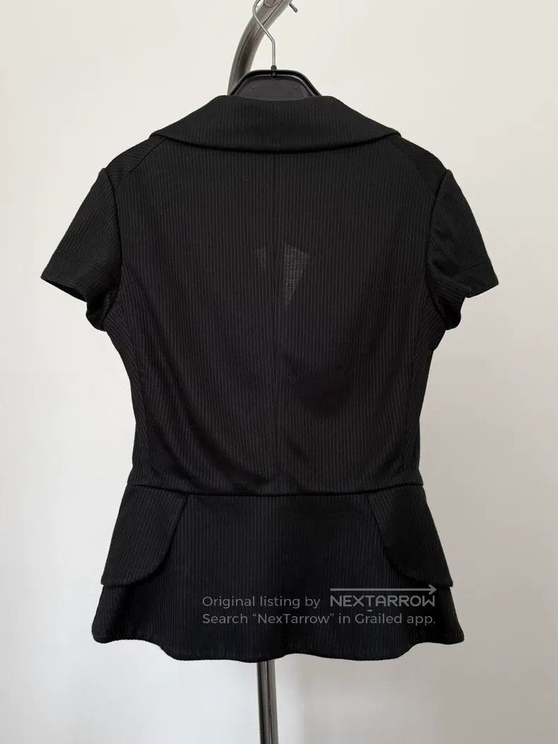 Vivienne Westwood Vivienne Westwood Heart-shaped collar short-sleeved blazer Size L / US 10 / IT 46 - 4 Thumbnail