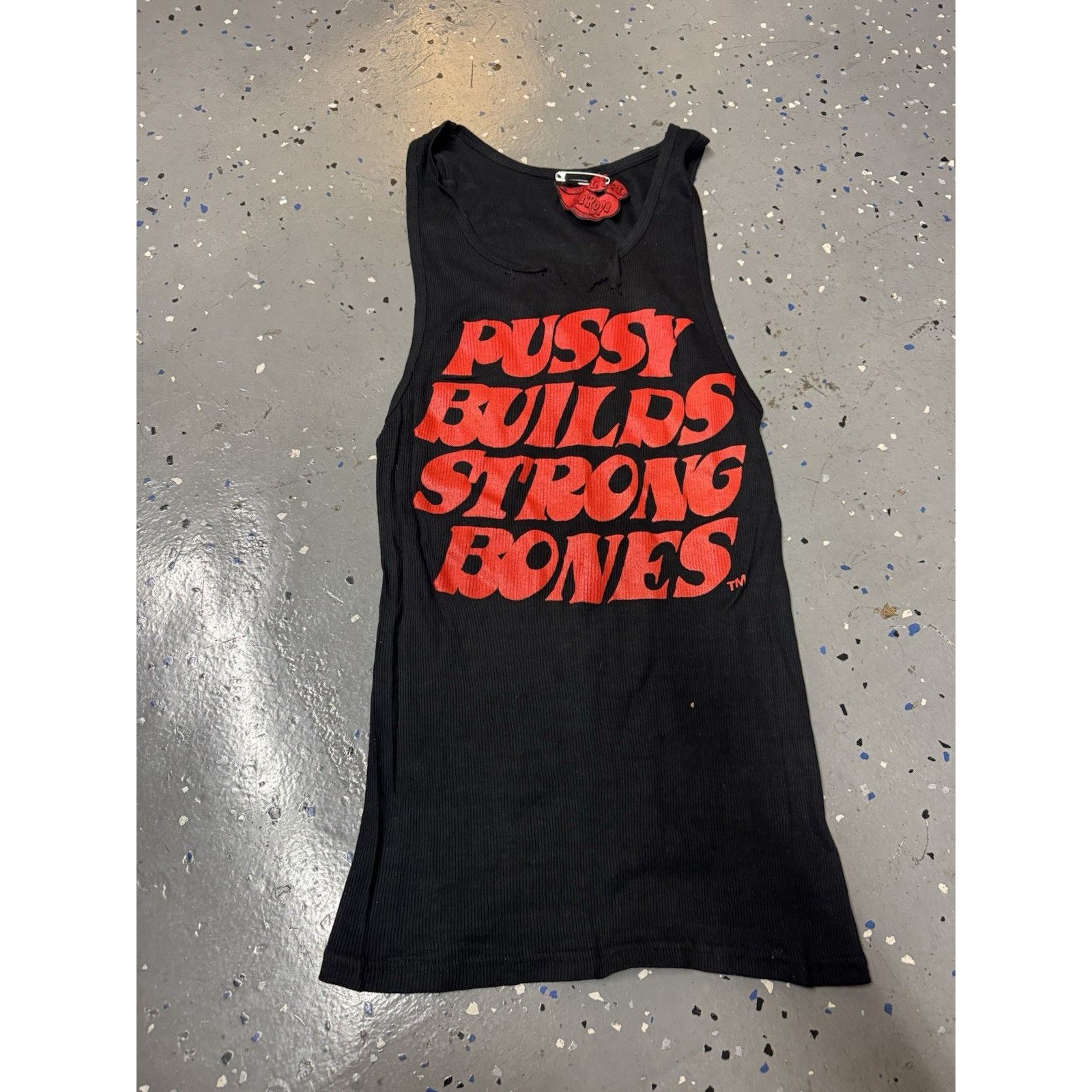LaRopa La Ropa Pussy Builds Strong Bones Tank Top Size US L / EU 52-54 / 3 - 3 Thumbnail