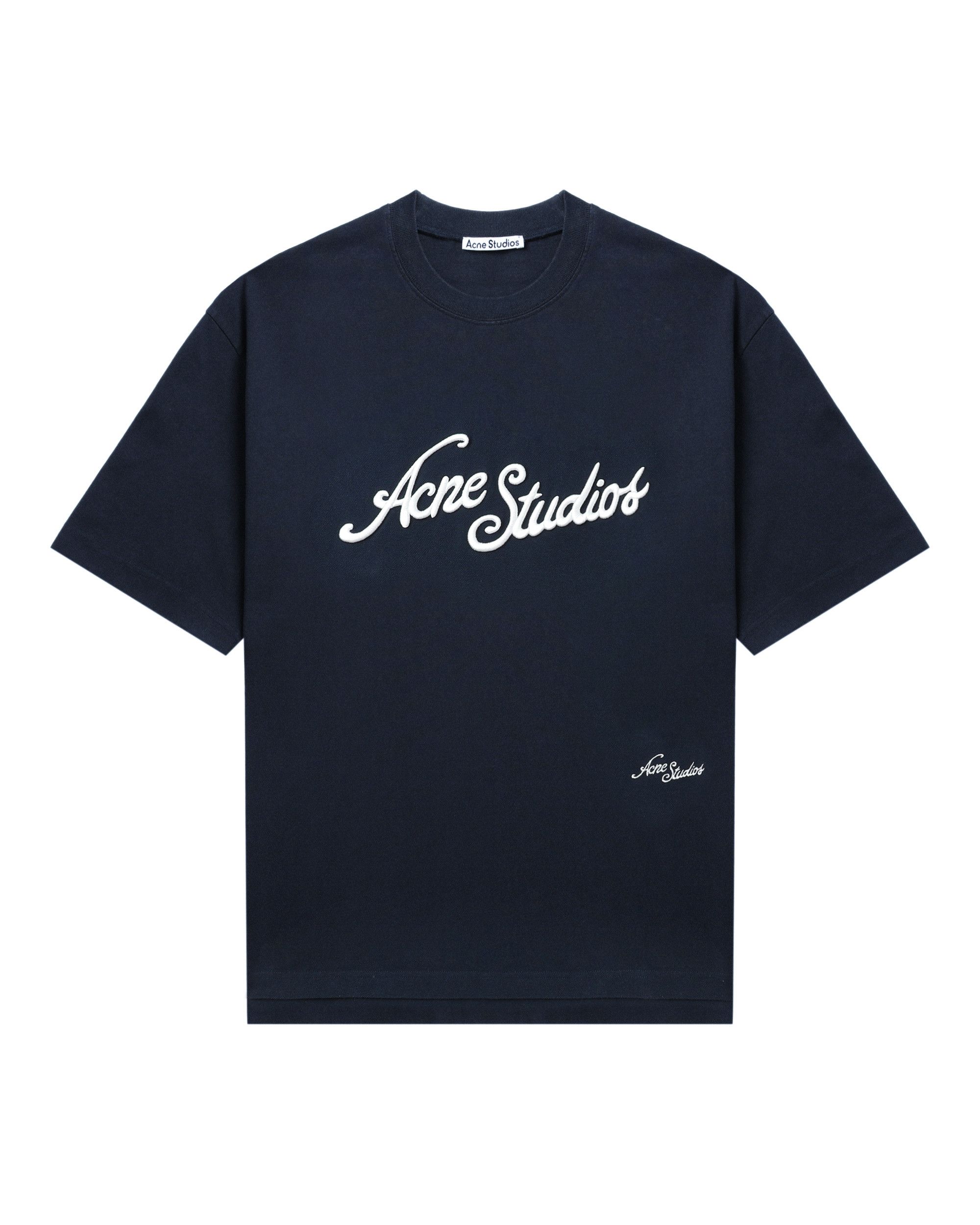 Acne Studios Acne Studios Logo Embroidered Short Sleeve T-Shirt Size US XS / EU 42 / 0 - 1 Thumbnail