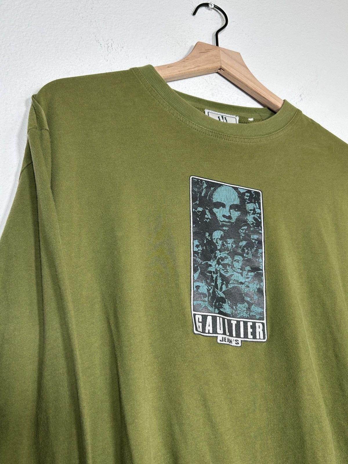 Jean Paul Gaultier 90’s Faces Logo Printed Longsleeve Size US M / EU 48-50 / 2 - 3 Thumbnail