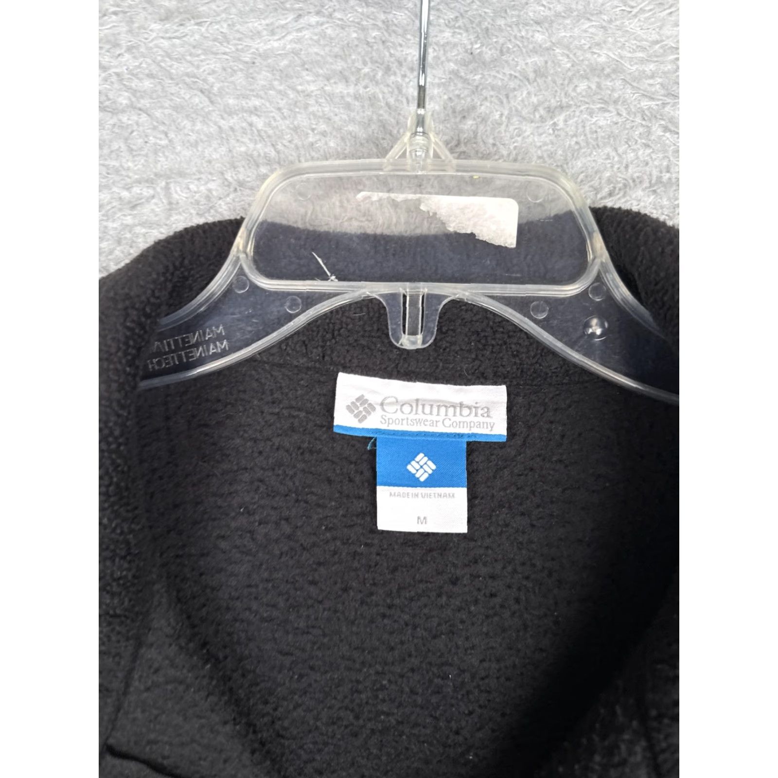 Vintage Columbia Vest Mens Medium Black Fleece Full Zip Pockets Outdoor Hiking WM1460 Size US M / EU 48-50 / 2 - 6 Thumbnail
